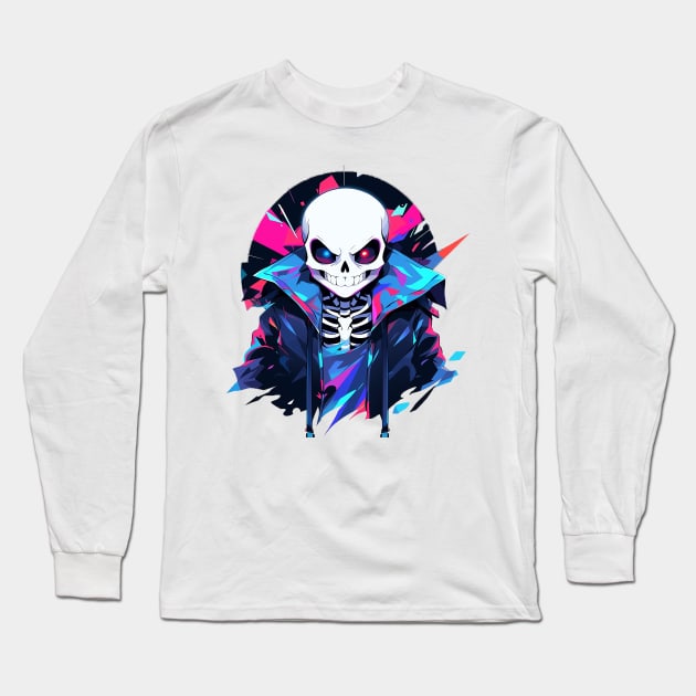 sans Long Sleeve T-Shirt by piratesnow